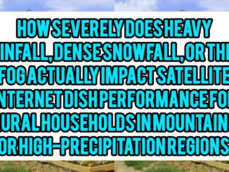 How Severely Does Heavy Rainfall, Dense Snowfall, Or Thick Fog Actually Impact Satellite Internet Dish Performance For Rural Households In Mountainous Or High-Precipitation Regions